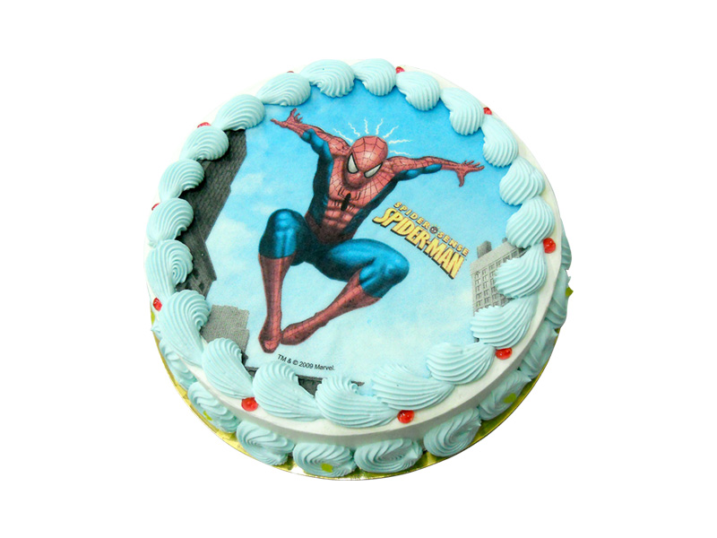 Tort dziecięcy opłatkowy Spiderman